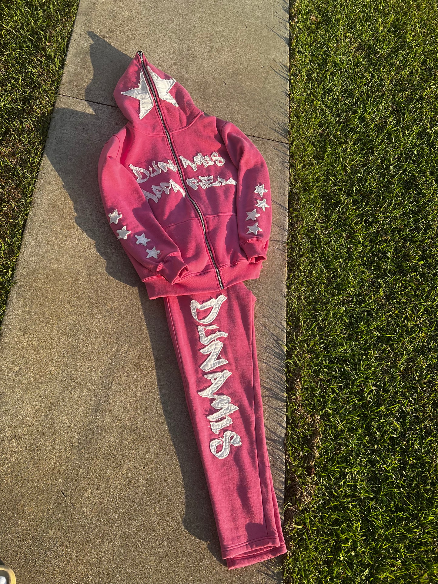 5 Star Sweat Suit- Pink