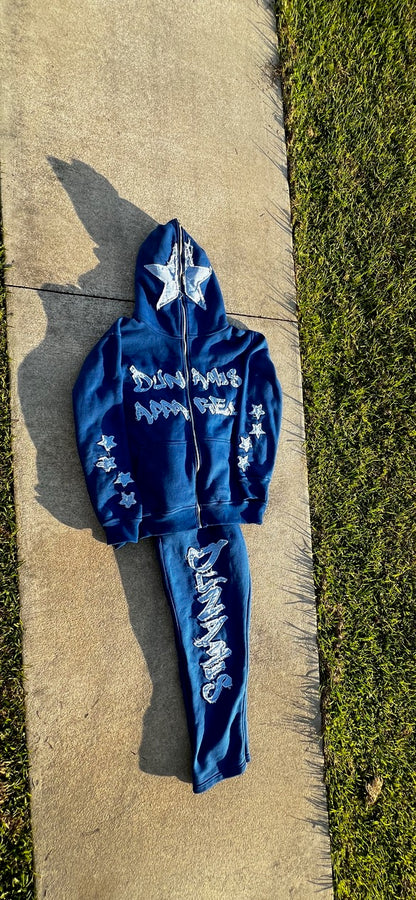 5 Star Sweat Suit - BLUE